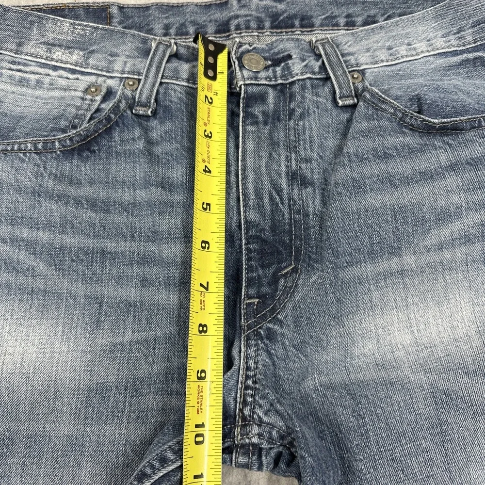 Levi's 514‎ Straight Fit Jeans Men's 32x32 Light Wash Denim Fade Paint Splatter